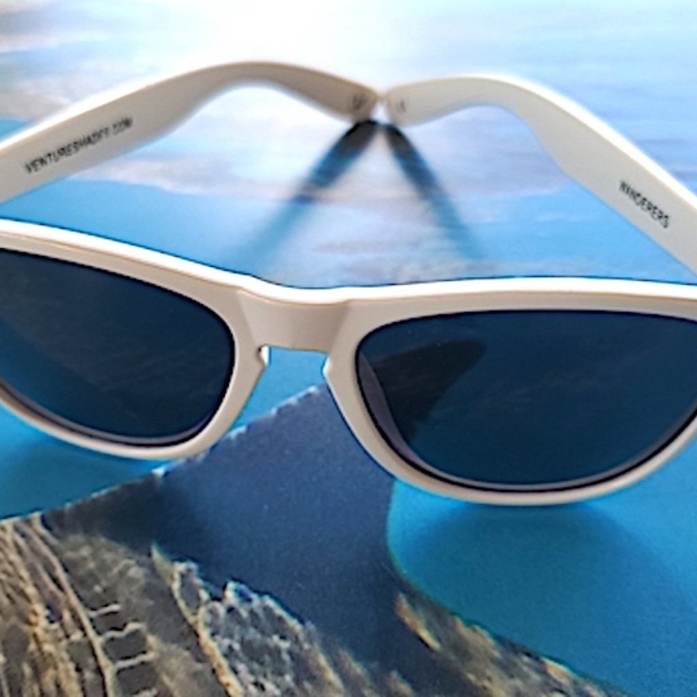 Classic White Venture Wanderers Sunglasses, UV 400